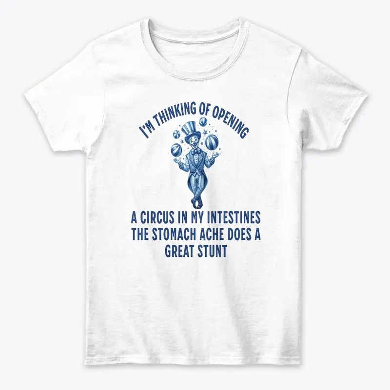 Acrobatic intestines T-shirt.